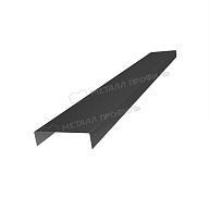 Планка декоративная на столб 40мм 20х42 х 2000 (VALORI-20-DarkGrey-0.5)