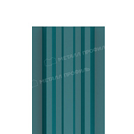 Штакетник металлический МЕТАЛЛ ПРОФИЛЬ LАNE-T 16,5х99 NormanMP (ПЭ-01-5021-0.5)