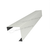 Планка угла декоративная на столб 60мм 62х62 х 2500 NormanMP (ПЭ-01-9010-0.5)