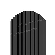 Штакетник металлический МЕТАЛЛ ПРОФИЛЬ TRAPEZE-O 16,5х118 NormanMP (ПЭ-01-9005-0.5)
