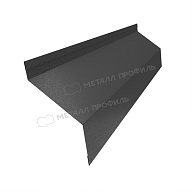 Ламель-Жалюзи 60мм 135/50/60 х 3000 (VALORI Д-20-DarkGrey\DarkGr-0.5)