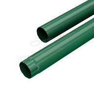 Труба водосточная МЕТАЛЛ ПРОФИЛЬ Foramina PUR D100х3000 Ral 6005