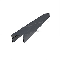 Планка крышки забора 40мм 30х45 х 2000 NormanMP (ПЭ-01-7024-0.5)